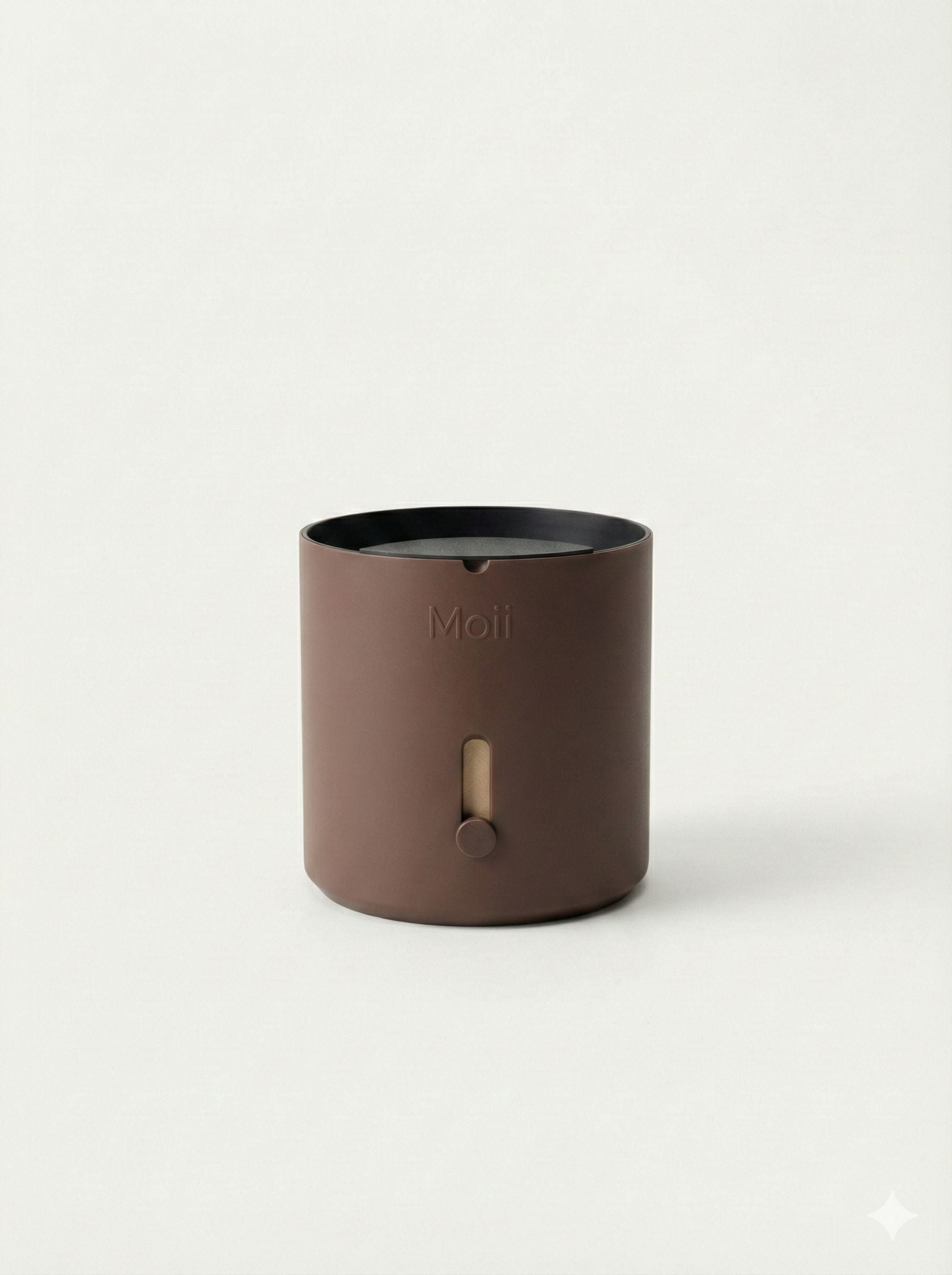 selvvandingspotte i mørkebrun med synlig indikator på siden Dark-brown