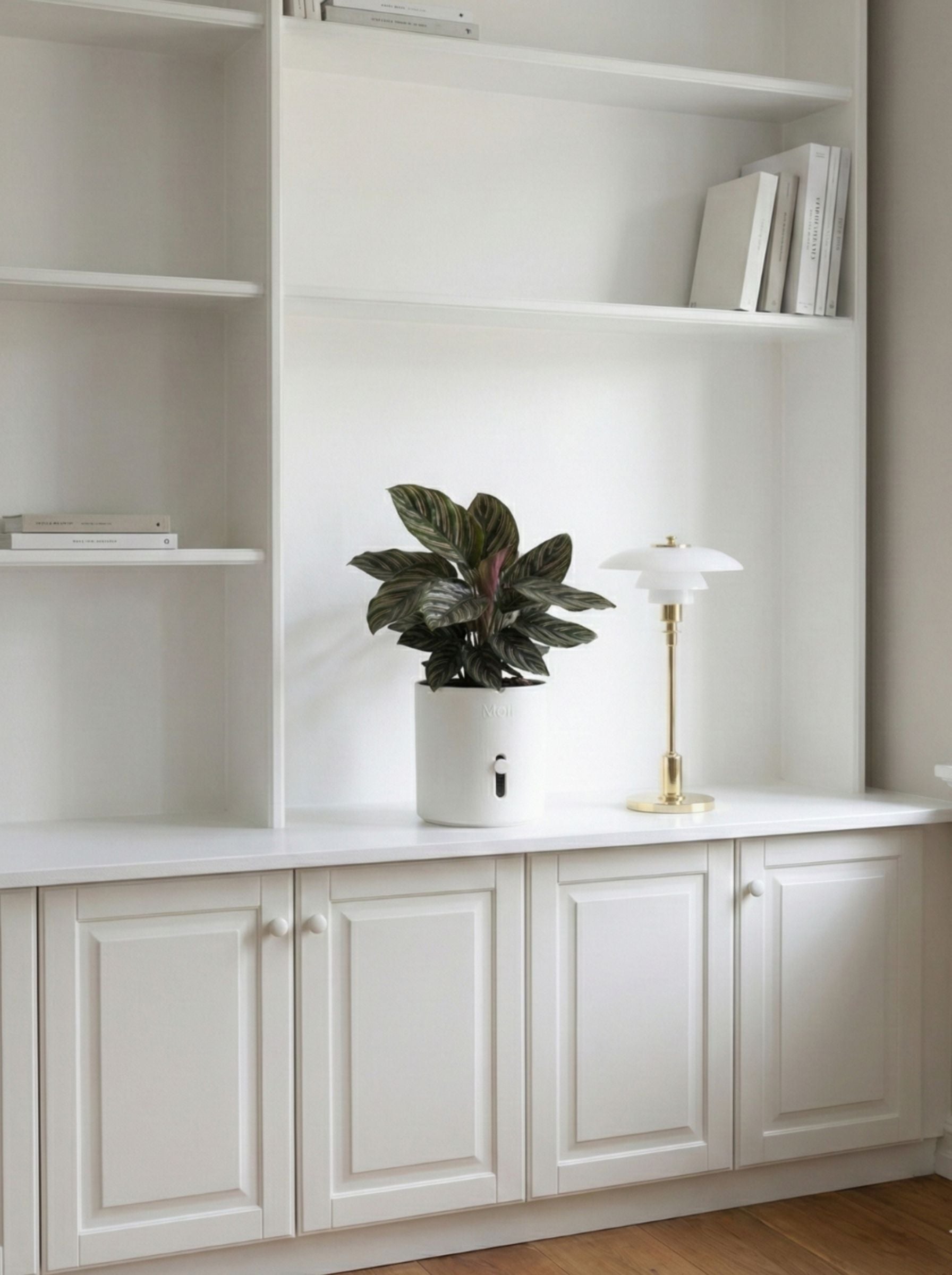 selvvandingspotte i hvid med synlig indikator white